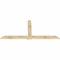 Ekena Millwork Eugene Rough Sawn Timber Gable Bracket, Douglas Fir, 96"W x 44"H x 2"D x 6"F, 11/12 Pitch GBW096X44X0206EUG00RDF - alternate 5
